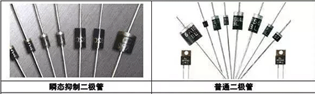 瞬態(tài)抑制二極管、普通二極管